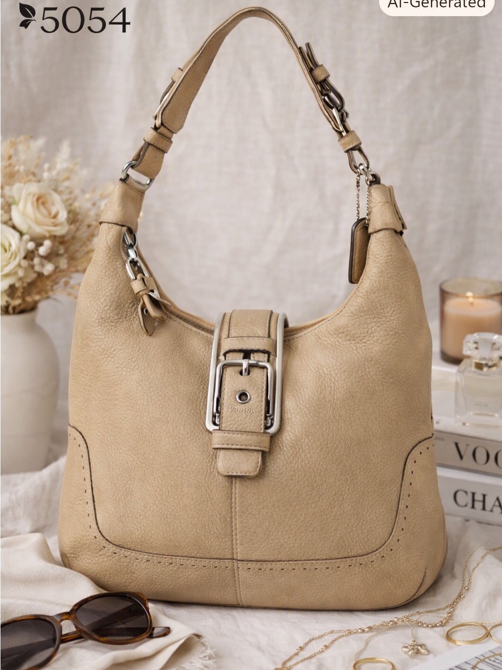 Coach 5054 Classic Leather Hobo
